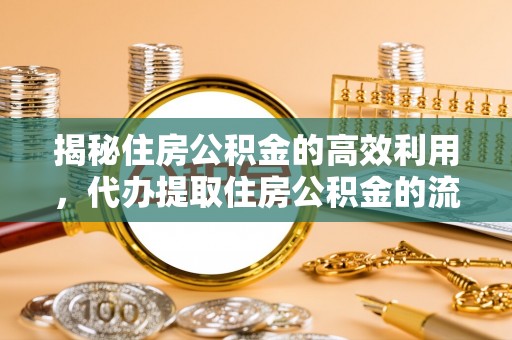 宜州揭秘住房公积金的高效利用，代办提取住房公积金的流程与技巧